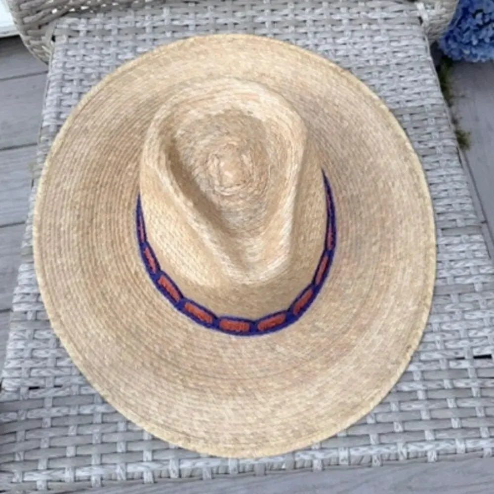 Sunshine Tienda Ingrid Crochet Palm Hat XL UPF 50+ Handmade Guatemala